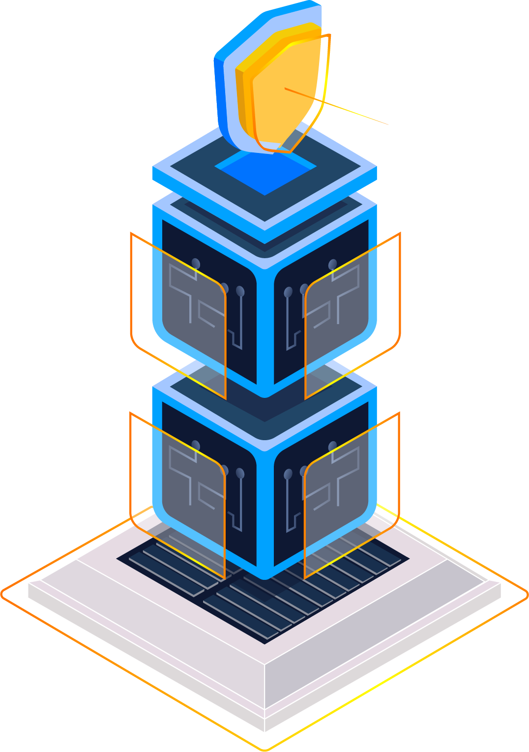 stacked solution image for security offerings